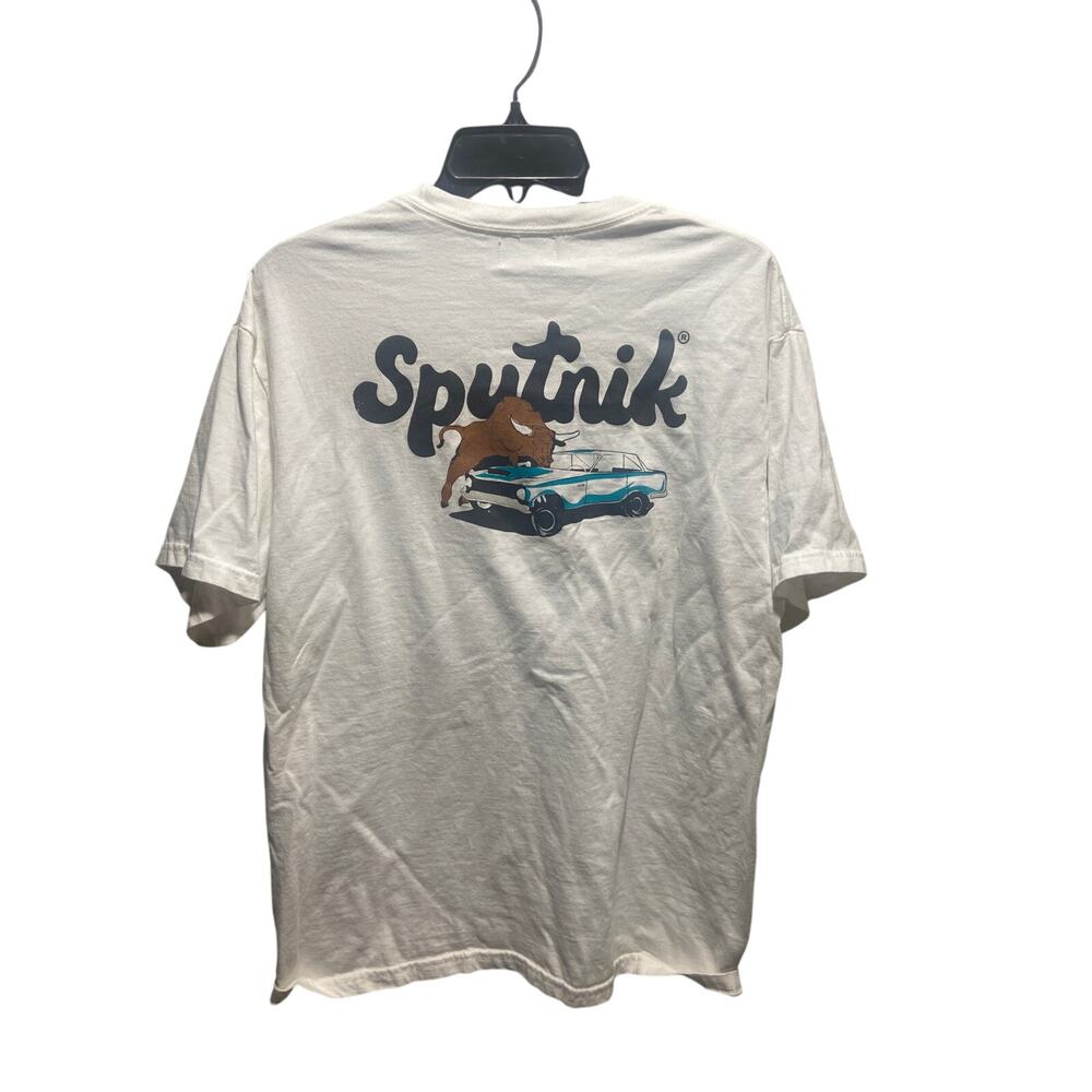Sputnik Bull & Car Graphic Tee – Size Large – Streetwear / Hype Tee